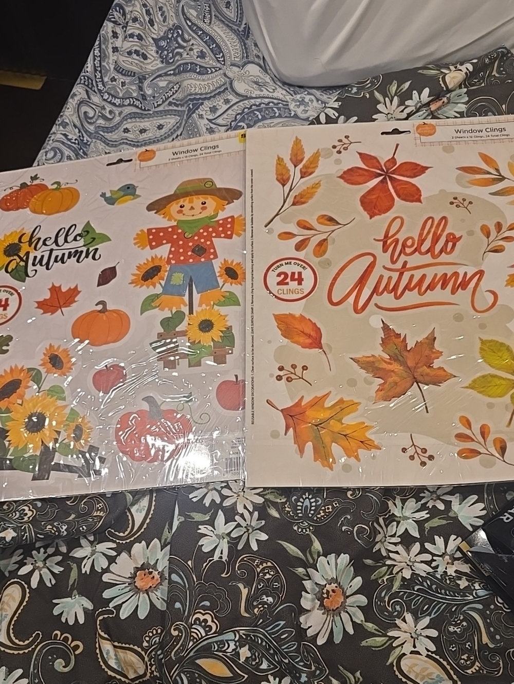 ❤️10/$10 New Fall Autumn Window Clings
